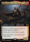 Great Goblin, Foul-Hearted (Extended Art) (HOC-105) - The Hobbit: Eternal-Legal - Near Mint