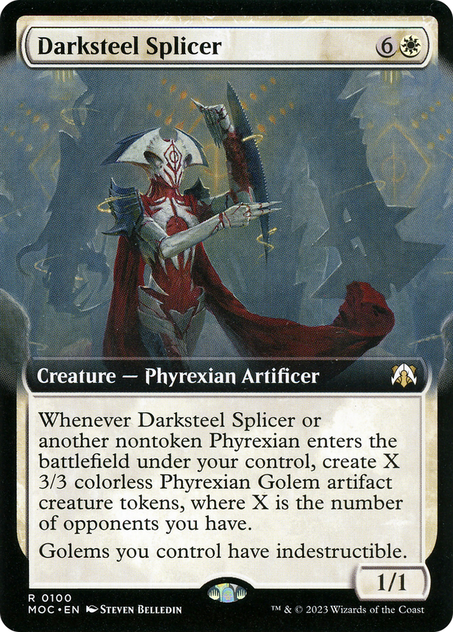Darksteel Splicer (Extended Art) [March of the Machine Commander]