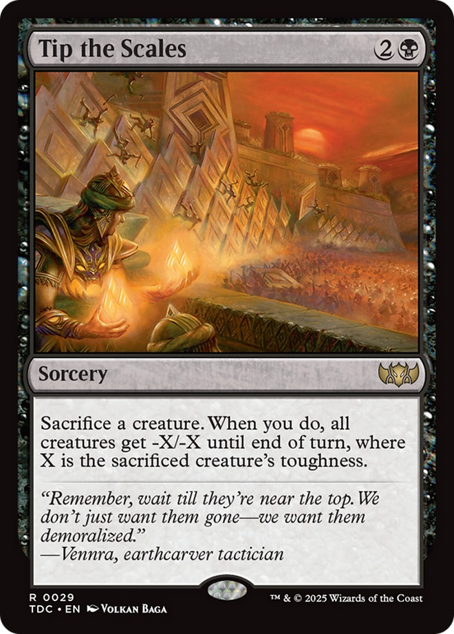 Tip the Scales [Tarkir: Dragonstorm Commander]
