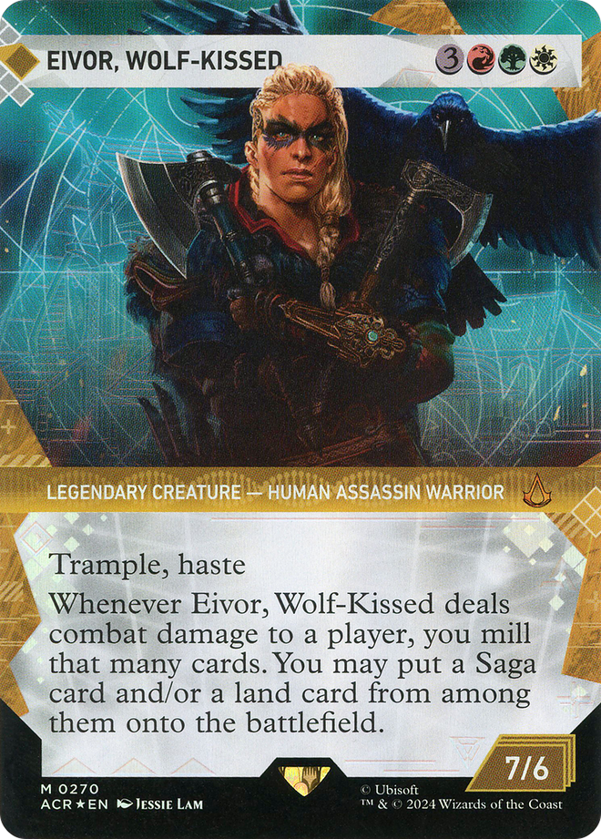 Eivor, Wolf-Kissed (Showcase) (Textured Foil) [Assassin's Creed]