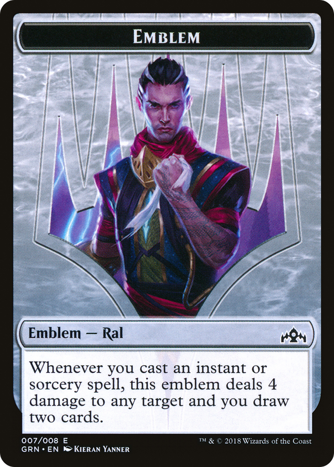 Ral, Izzet Viceroy Emblem [Guilds of Ravnica Tokens]