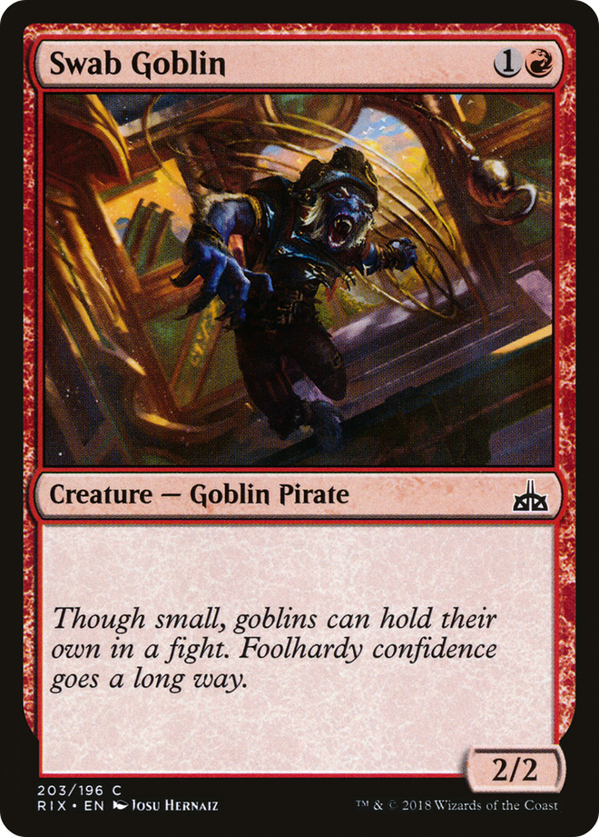 Swab Goblin [Rivals of Ixalan]