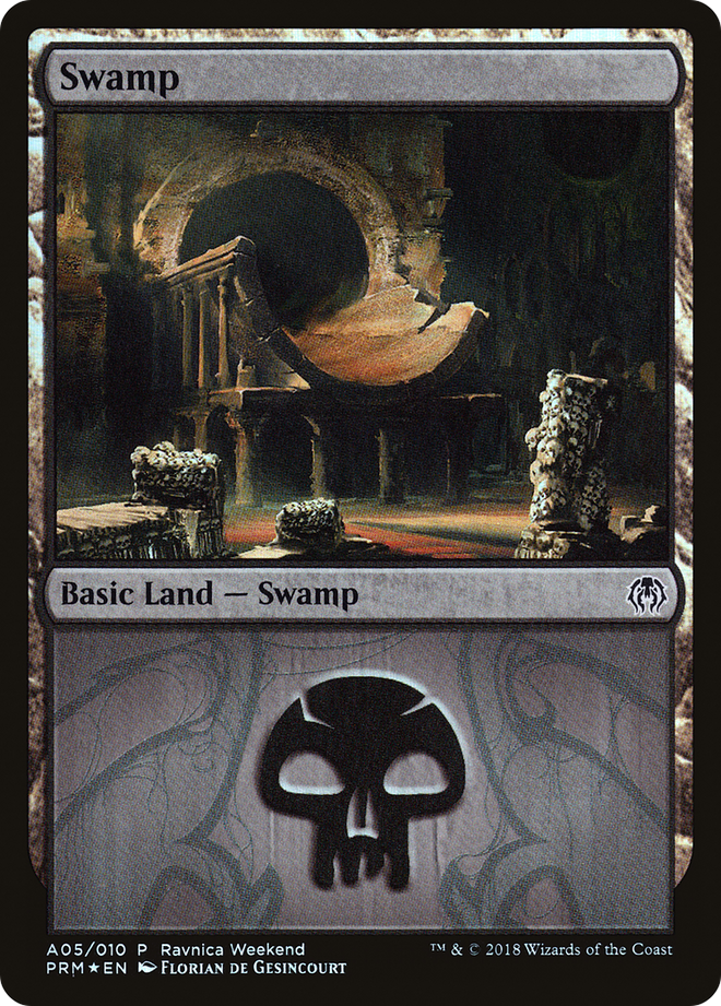 Swamp (A05) [Ravnica Allegiance Ravnica Weekend]