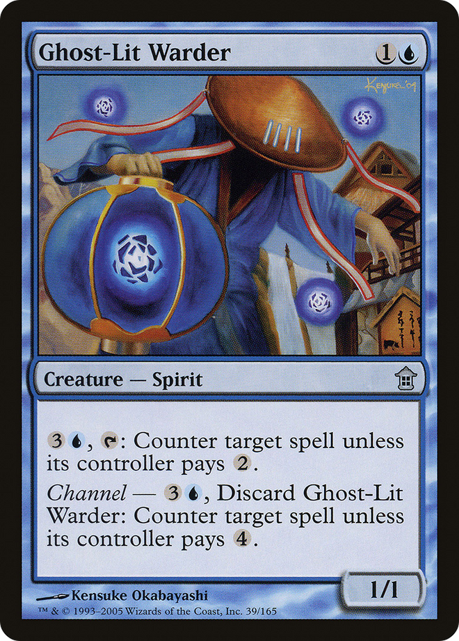 Ghost-Lit Warder [Saviors of Kamigawa]