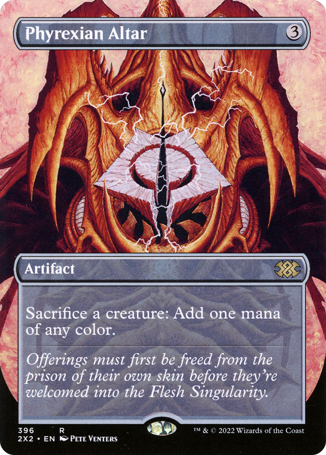 Phyrexian Altar (Borderless Alternate Art) [Double Masters 2022]