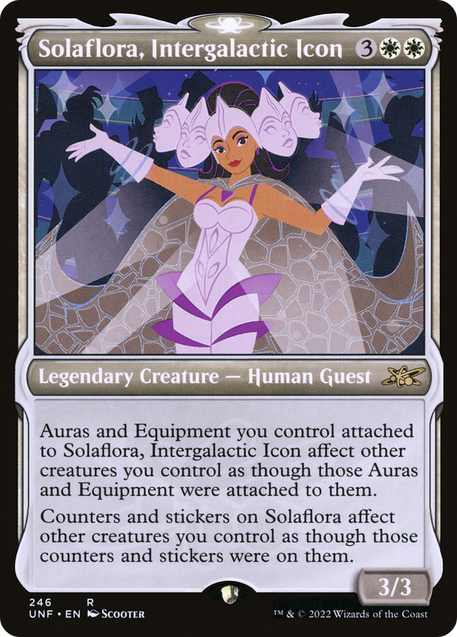 Solaflora, Intergalactic Icon (Showcase) [Unfinity]