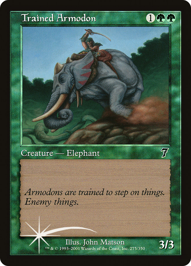 Trained Armodon [Seventh Edition]