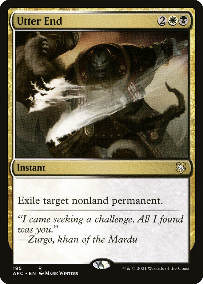 Utter End [Dungeons & Dragons: Adventures in the Forgotten Realms Commander]