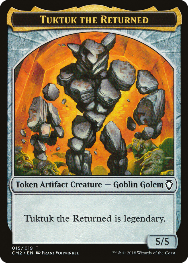 Tuktuk the Returned Token [Commander Anthology Volume II Tokens]
