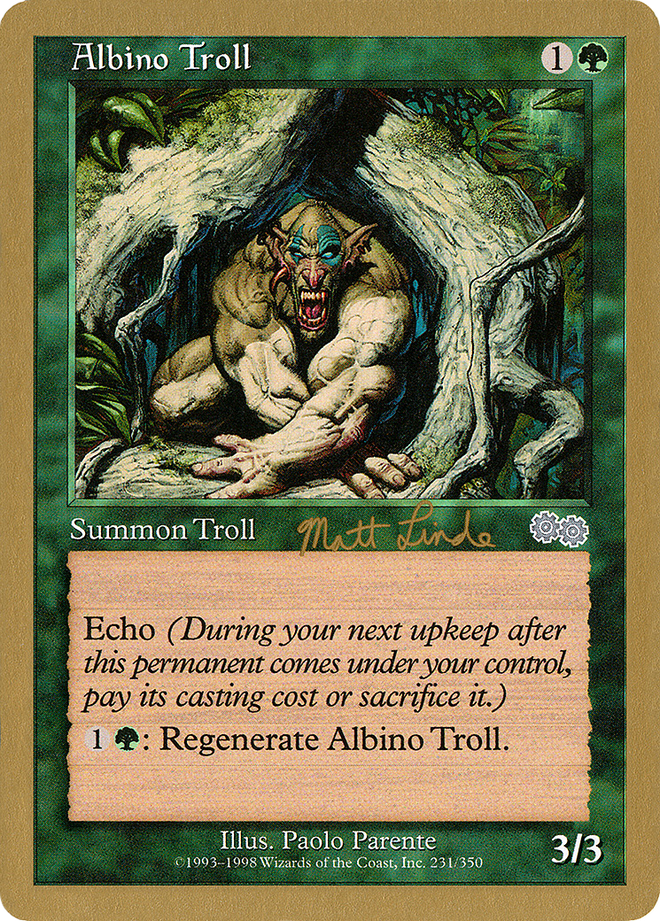 Albino Troll - 1999 Matt Linde (USG) (WCD-ML231) - World Championship Decks 1999