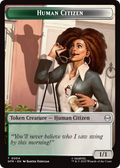 Copy // Human Citizen Double-Sided Token [Marvel's Spider-Man Tokens]