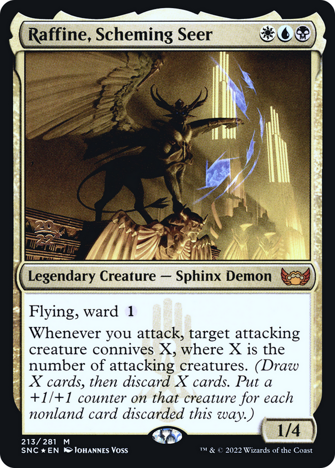 Raffine, Scheming Seer [Streets of New Capenna Prerelease Promos]