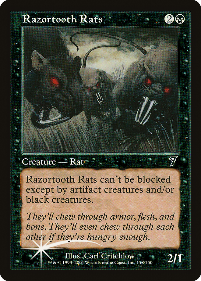 Razortooth Rats [Seventh Edition]