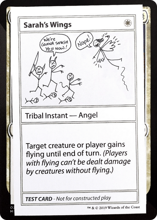 Sarah's Wings (2021 Edition) [Mystery Booster Playtest Cards]