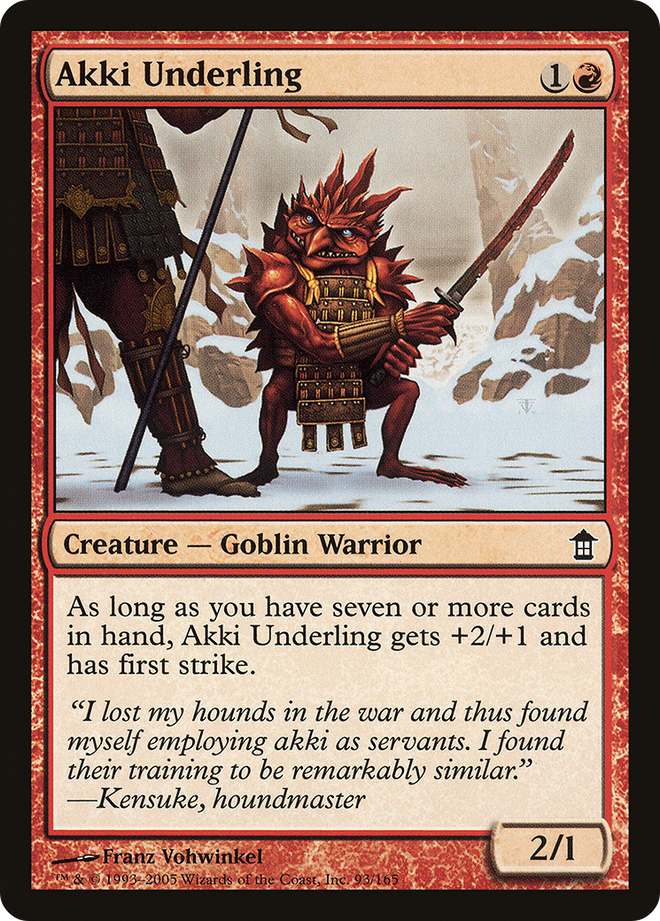 Akki Underling (SOK-093) - Saviors of Kamigawa