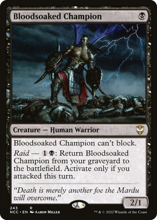 Bloodsoaked Champion [Streets of New Capenna Commander]