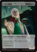 Shapeshifter // Golem (0013) Double-Sided Token [Edge of Eternities Commander Tokens]
