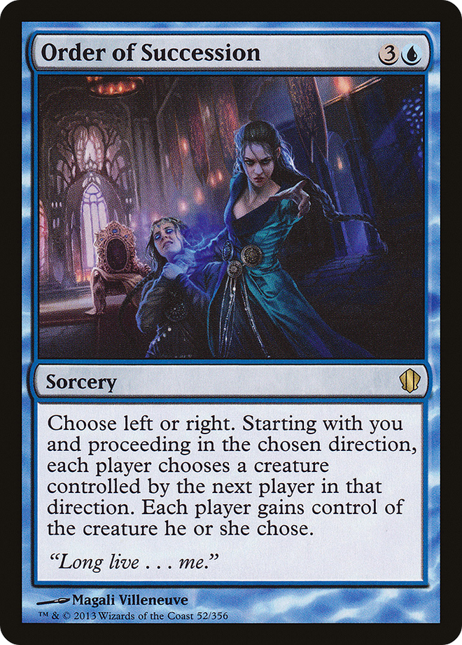Order of Succession [Commander 2013]