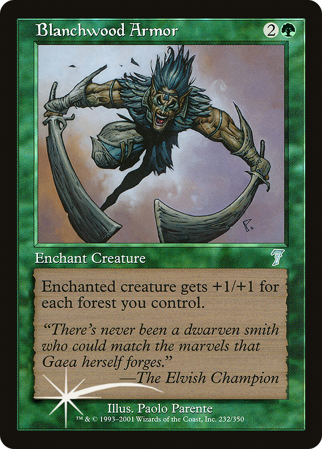 Blanchwood Armor [Seventh Edition]