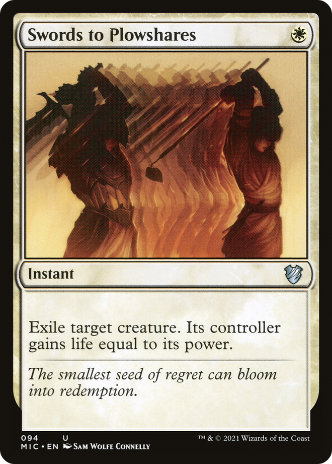 Swords to Plowshares [Innistrad: Midnight Hunt Commander]