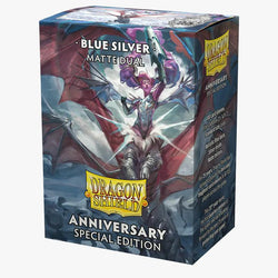 Dragon Shield - 100ct Standard Size - Anniversary special edition blue/silver