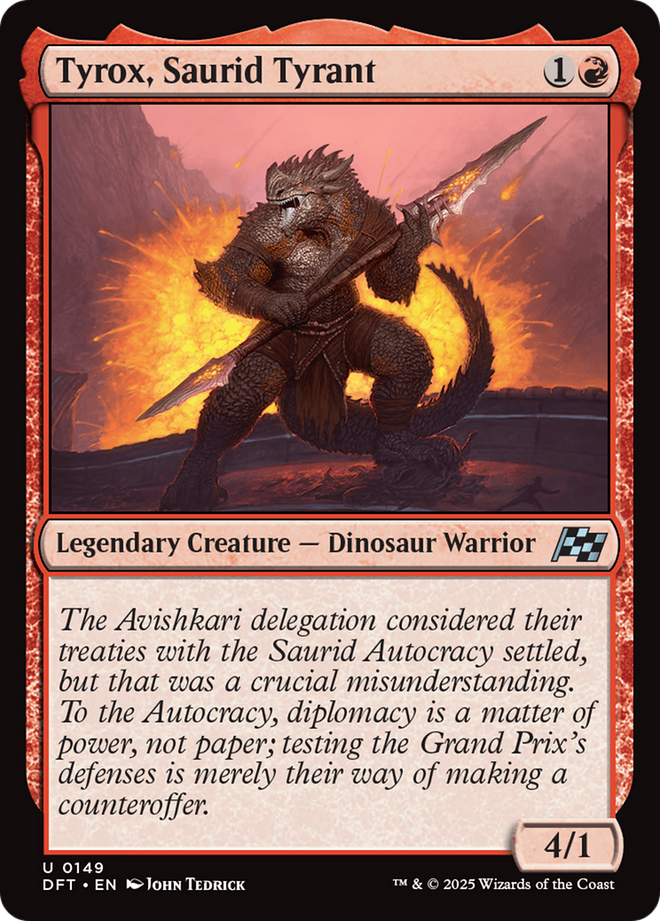 Tyrox, Saurid Tyrant [Aetherdrift]