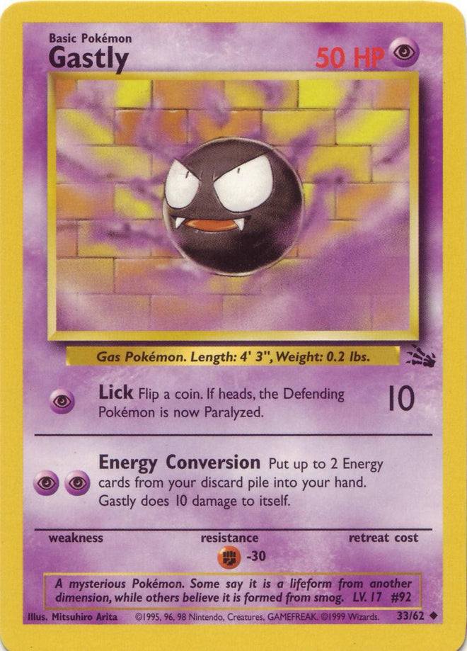 Gastly (33/62) [Fossil Unlimited]