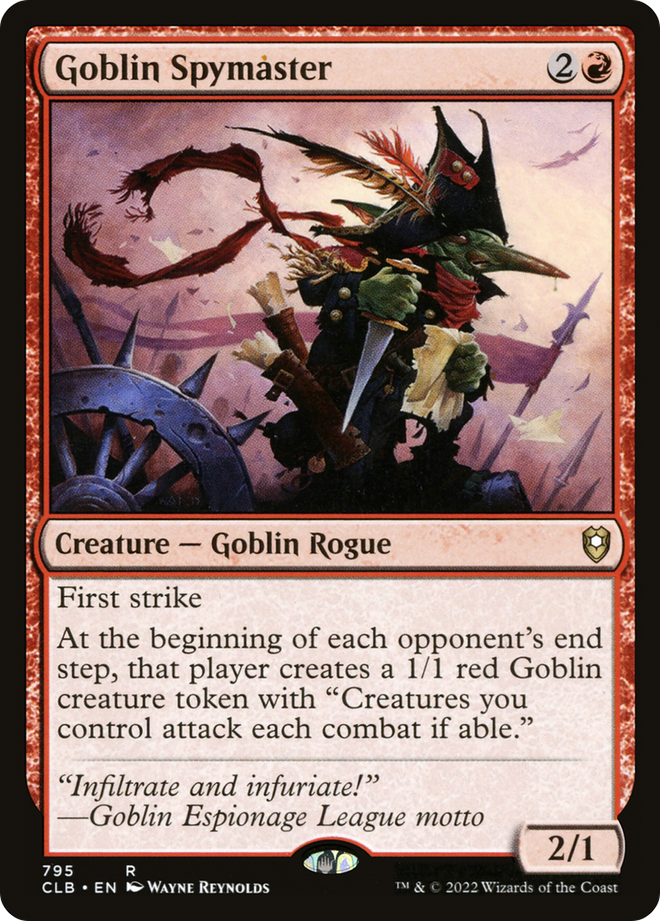 Goblin Spymaster [Commander Legends: Battle for Baldur's Gate]