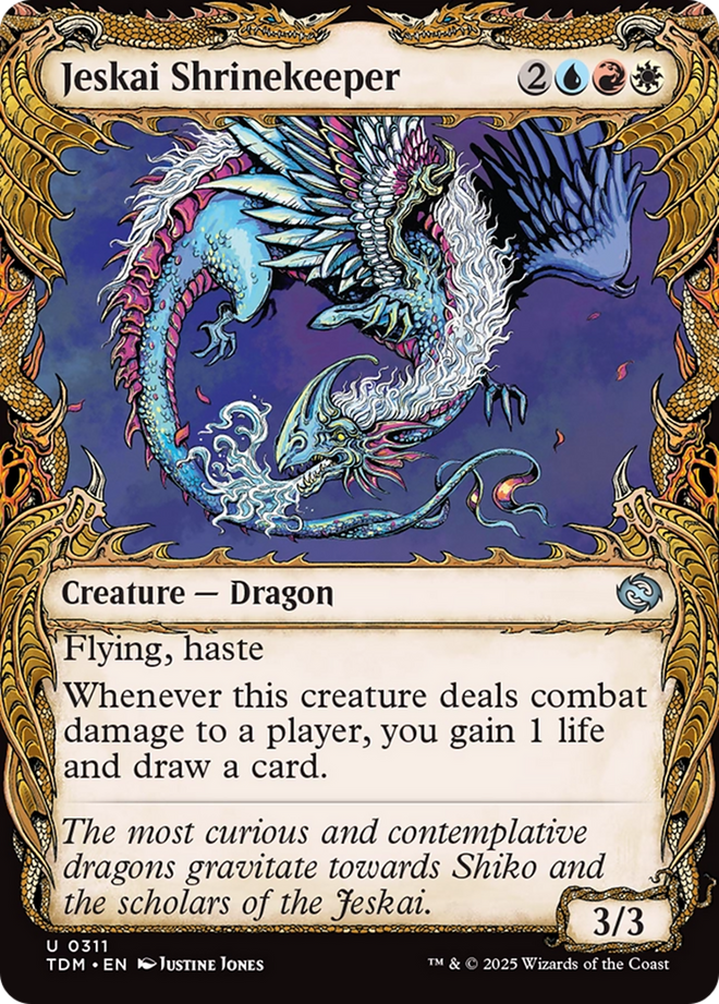 Jeskai Shrinekeeper (Showcase) [Tarkir: Dragonstorm]