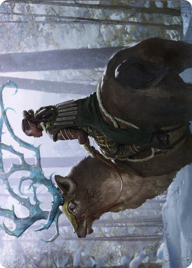 Boreal Outrider Art Card [Kaldheim Art Series]