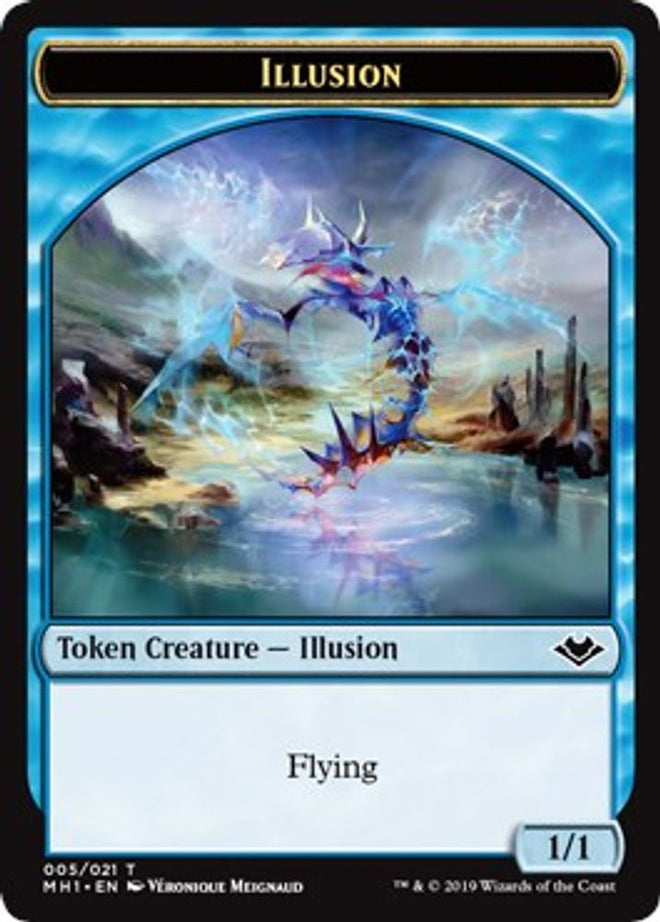 Illusion // Emblem - Wrenn and Six Double-Sided Token (MH1-5 // 21) - Modern Horizons