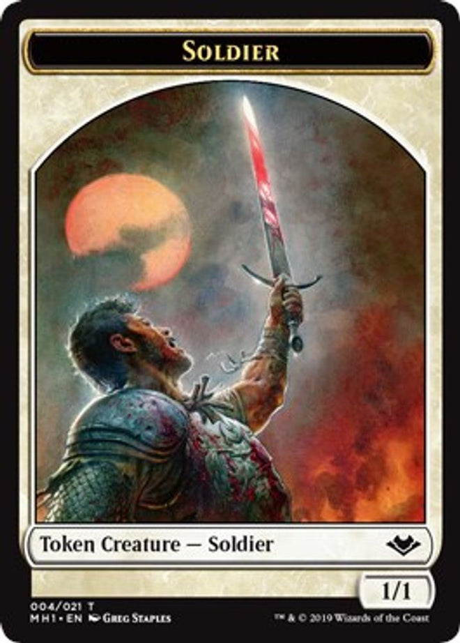 Soldier // Spider Double-Sided Token (MH1-4 // 14) - Modern Horizons