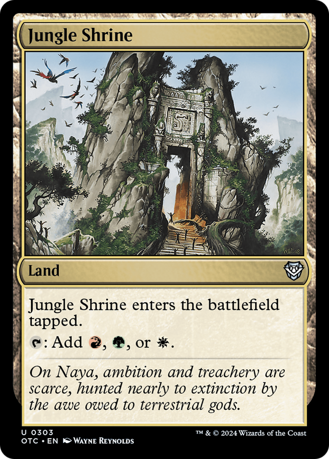 Jungle Shrine [Outlaws of Thunder Junction Commander]