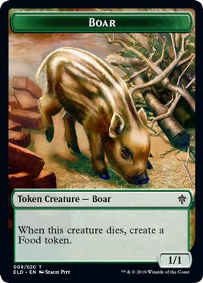 Boar Token (ELD-009) - Throne of Eldraine