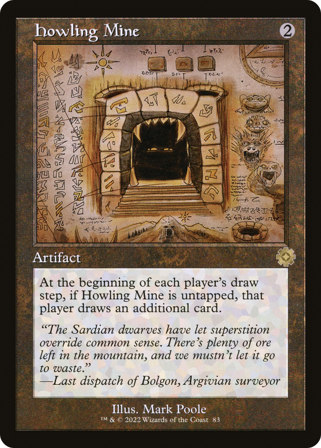 Howling Mine (Retro Schematic) [The Brothers' War Retro Artifacts]