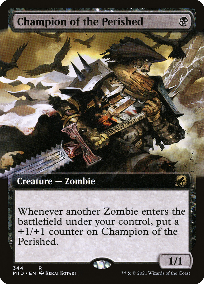 Champion of the Perished (Extended Art) [Innistrad: Midnight Hunt]
