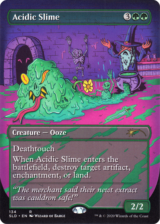 Acidic Slime (SLD-134) - Secret Lair Drop (Borderless)