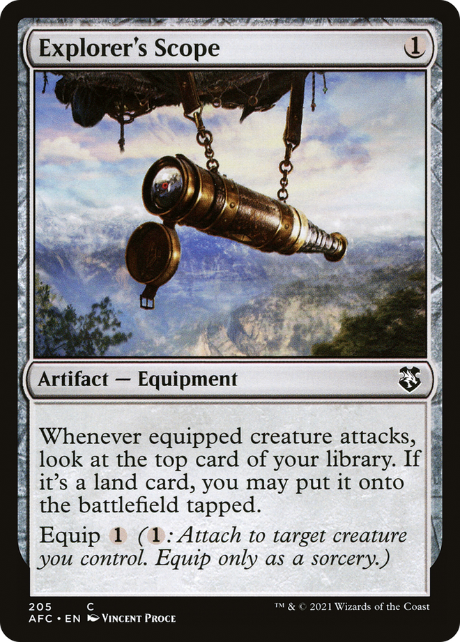 Explorer's Scope [Dungeons & Dragons: Adventures in the Forgotten Realms Commander]