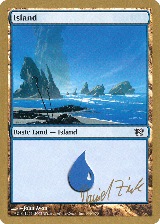Island (dz336) (Daniel Zink) [World Championship Decks 2003]