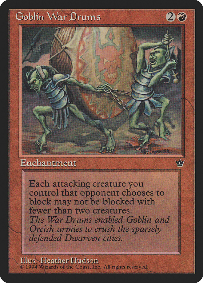 Goblin War Drums (Heather Hudson) [Fallen Empires]