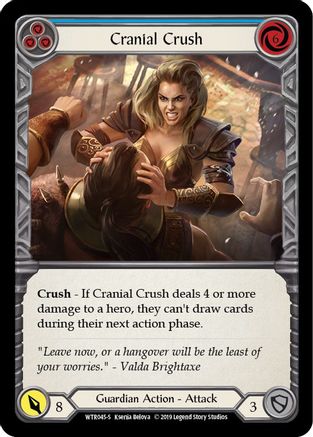 Cranial Crush (WTR045) - Welcome to Rathe 1st Edition Rainbow Foil