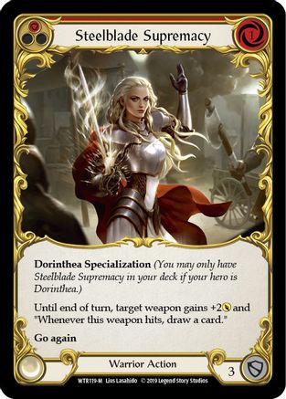 Steelblade Supremacy (WTR119) - Welcome to Rathe 1st Edition