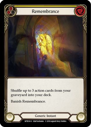 Remembrance (WTR163) - Welcome to Rathe Unlimited Edition Rainbow Foil