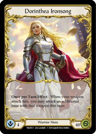 Dorinthea Ironsong (TEA001) - Hero Deck: Dorinthea 1st Edition