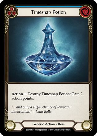 Timesnap Potion - FAB014 (FAB014) - Flesh and Blood: Promo Cards 1st Edition Cold Foil