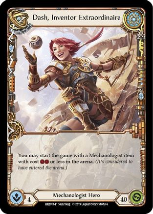Dash, Inventor Extraordinaire (Rainbow) - HER017 (HER017) - Flesh and Blood: Promo Cards 1st Edition Rainbow Foil