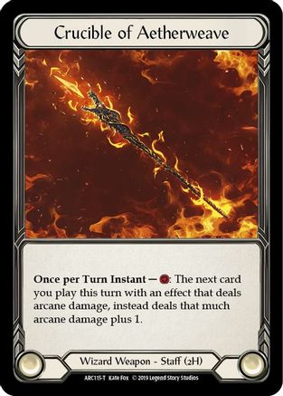 Crucible of Aetherweave // Death Dealer (ARC115) - Arcane Rising Unlimited Edition