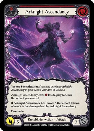 Arknight Ascendancy (ARC080) - Arcane Rising 1st Edition