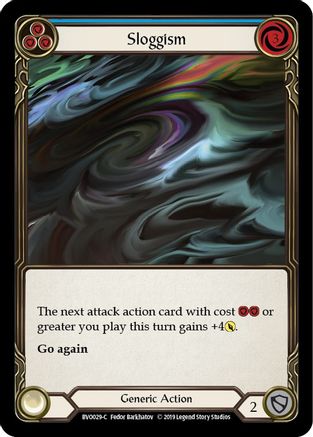 Sloggism (Blue) (BVO029) - Hero Deck: Bravo 1st Edition