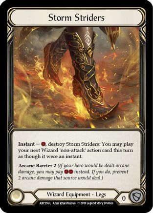 Storm Striders (ARC116) - Arcane Rising Unlimited Edition Rainbow Foil